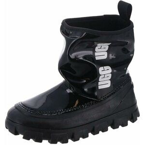 NEW UGG KID'S CLASSIC BRELLAH MINI BOOTS BLACK SZ 4 US